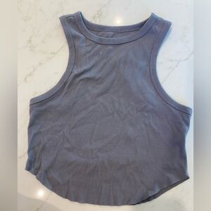 Wild Fable Light Blue Ribbed Tee